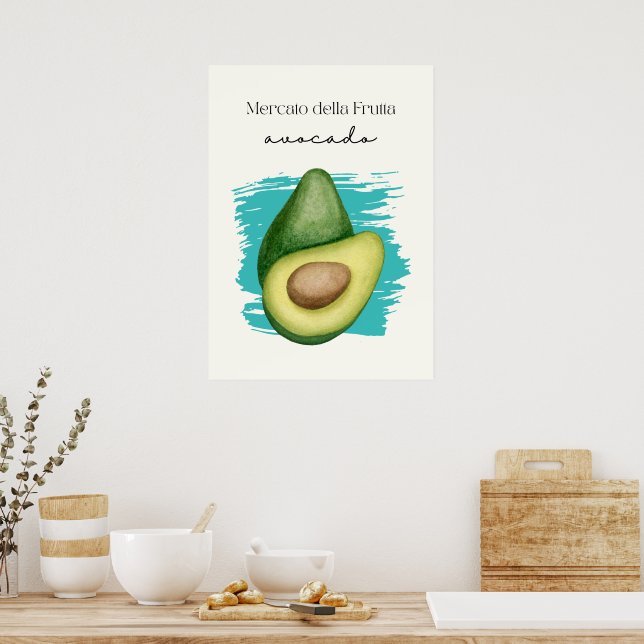 Póster Aguacate (Cocina)