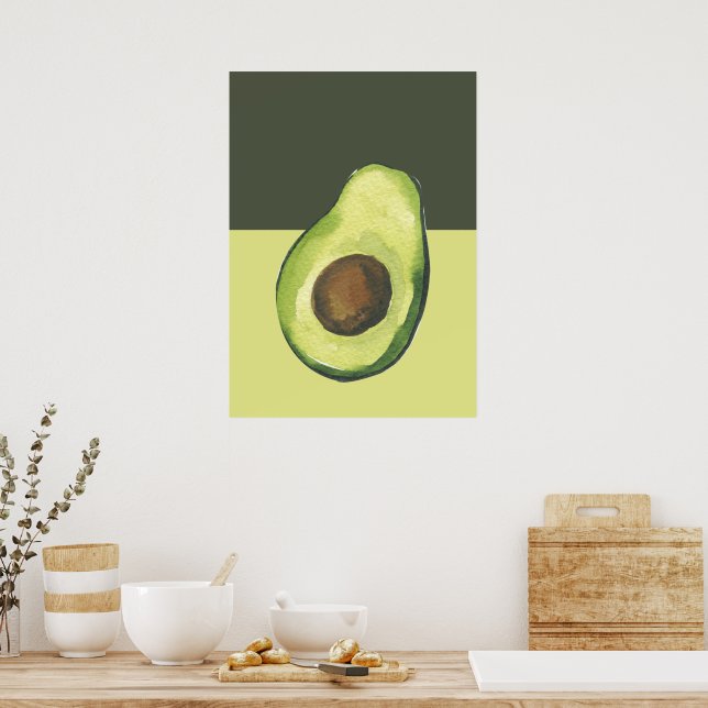 Póster Aguacate (Cocina)