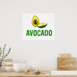 Póster Aguacate, me encanta el aguacate