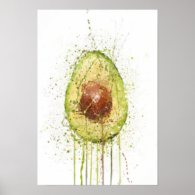 Póster Aguacate vegetal (Frente)