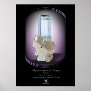 PÓSTER AGUAMARINA Y TOPAZ