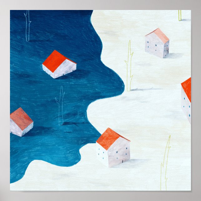 Póster Aguas altas (Frente)