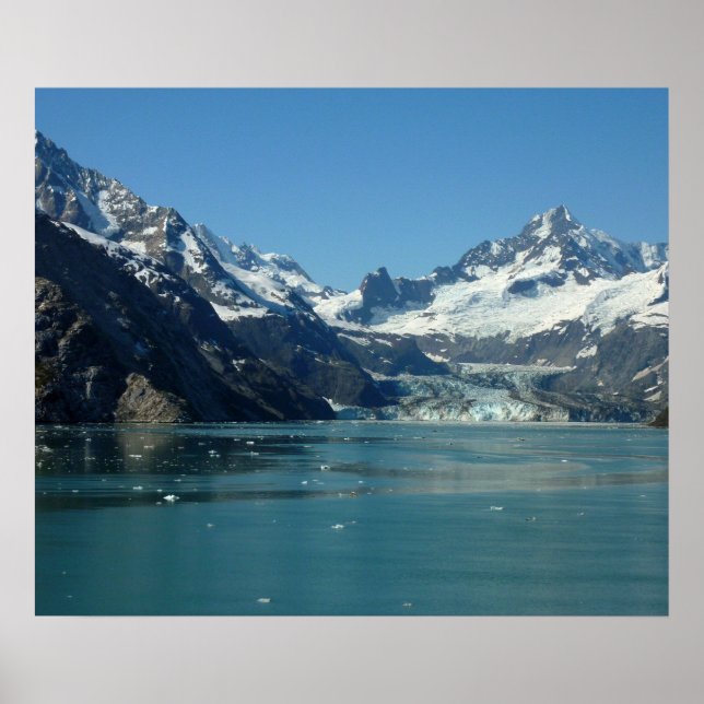 Póster Aguas de Alaska alimentadas por el glaciar (Frente)