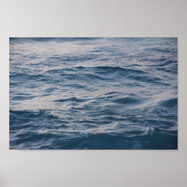 Póster Aguas de mar cerradas (Frente)