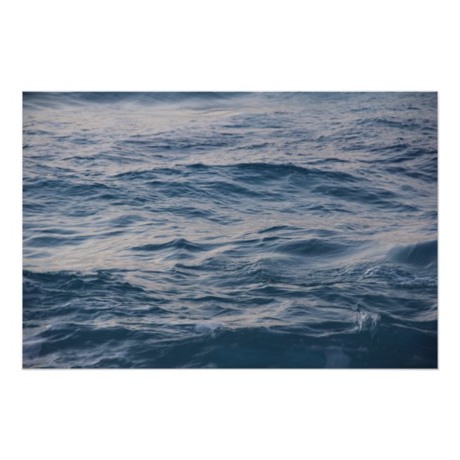 Póster Aguas de mar cerradas (Anverso)