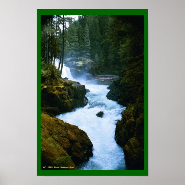 Póster Aguas de montaña (Frente)