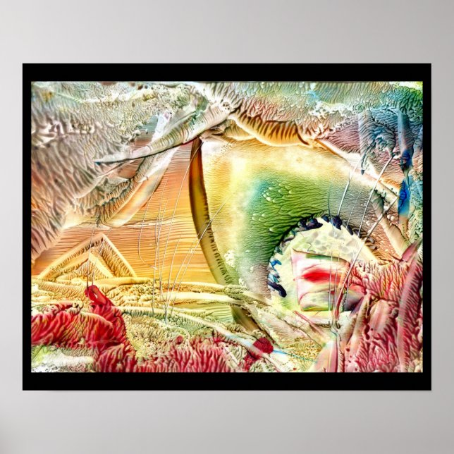 Póster Aguas del raidden del tiburón (Frente)