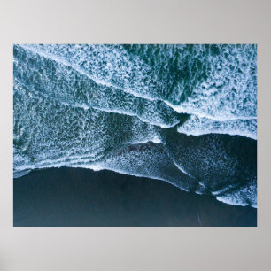Póster Aguas marinas durante el día