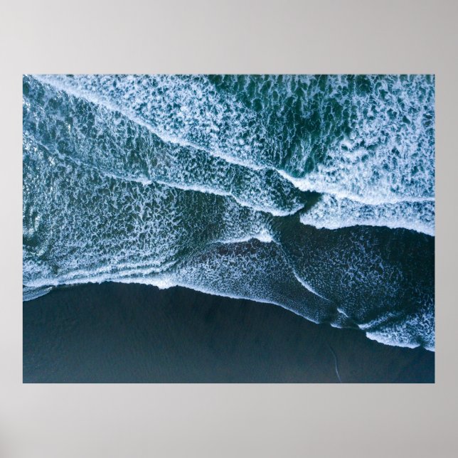 Póster Aguas marinas durante el día (Frente)