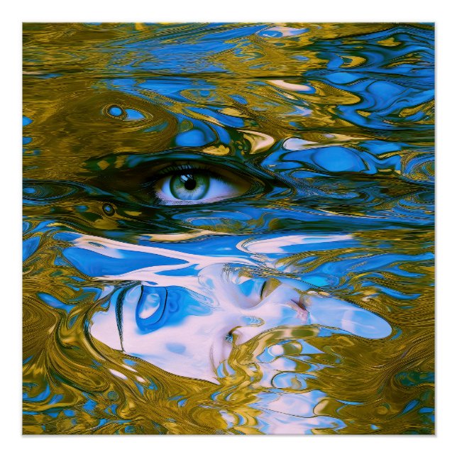 Póster Aguas místicas (Anverso)