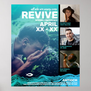 Póster Aguas onduladas Jesús Pescado