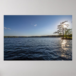 Póster Aguas pacíficas en el Poster del lago Glen