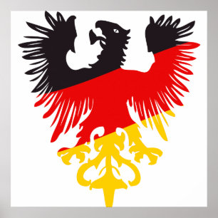 Póster Águila alemana