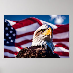 Póster Águila Americana