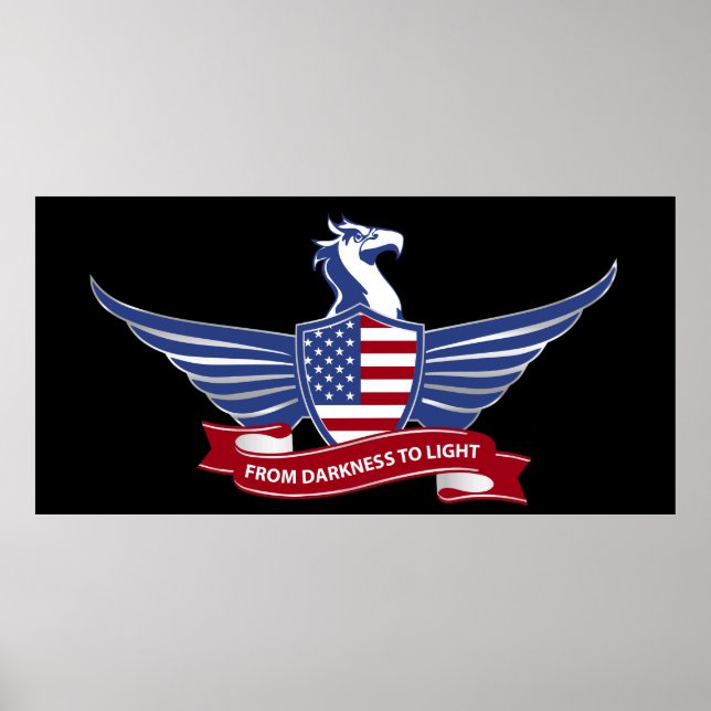 Póster Águila americana (Frente)