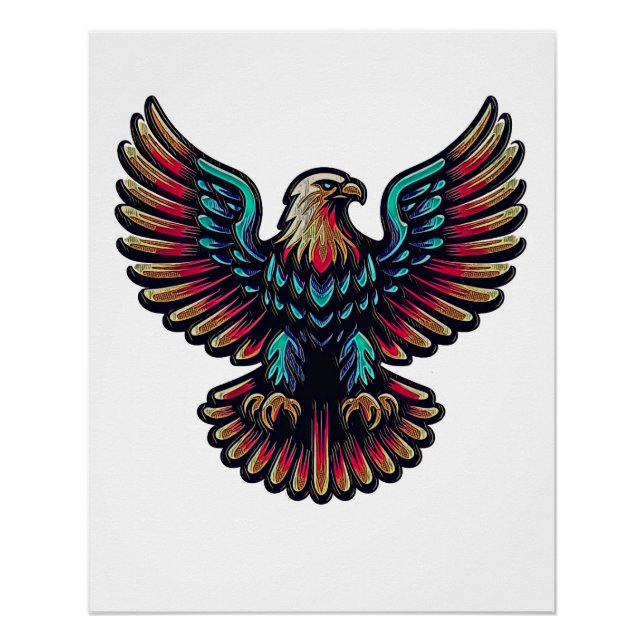 Póster Águila Americana 402 (Anverso)