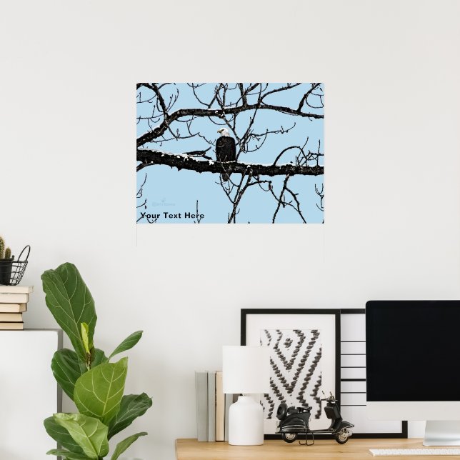 Póster Águila calva (Oficina en casa)