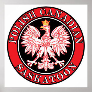 Póster Águila canadiense de Saskatoon