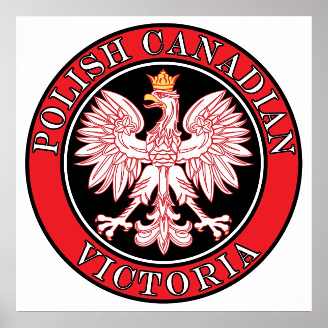 Póster Águila canadiense polaca (Frente)