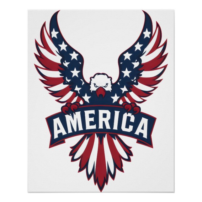 Póster Águila de América (Anverso)
