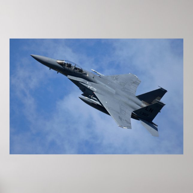 Póster Águila de ataque F-15E (Frente)