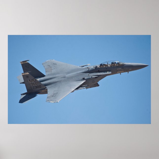 Póster Águila de ataque F-15E (Frente)