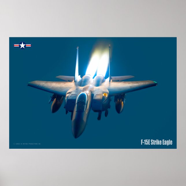 PÓSTER ÁGUILA DE HUELGA F-15E (Frente)