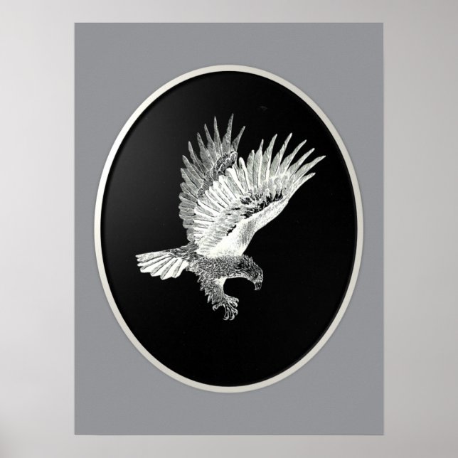 Póster Águila de Noche  (Frente)