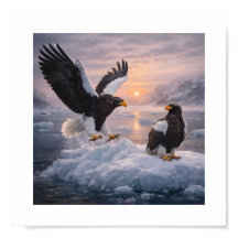 Águila de Steller (Haliaeetus pelagicus) –
