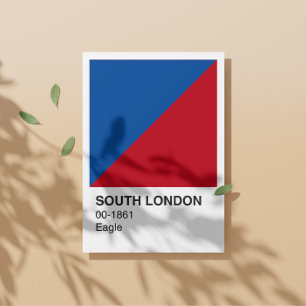 Póster Águila del sur de Londres - Frontera Blanca