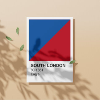 Póster Águila del sur de Londres - Frontera Blanca