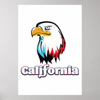 Póster Águila dorada de California