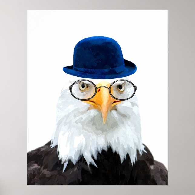 Póster Aguila linda y divertida sala de niñeras para lact (Frente)