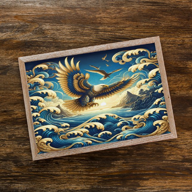 Póster Águila majestuosa muestra orgullosamente la libert (Subido por el creador)