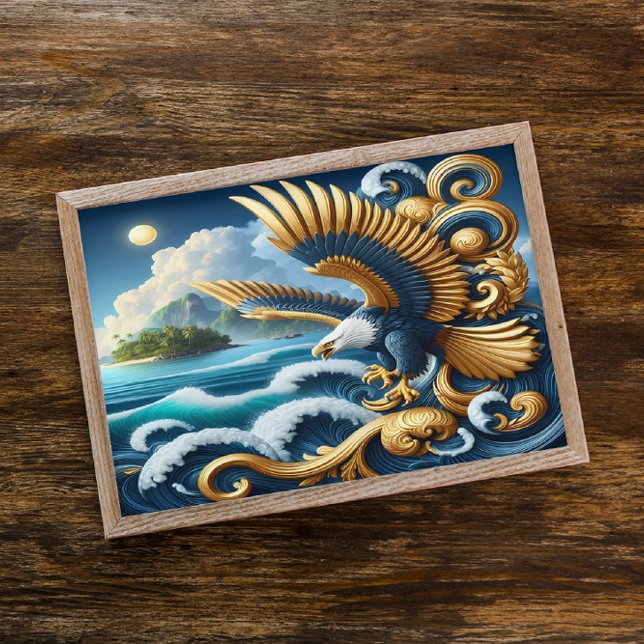 Póster Águila Majestuosa Simbolizando Fuerza, Patriotismo (Subido por el creador)