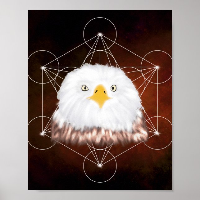 Póster águila metatrón (Frente)