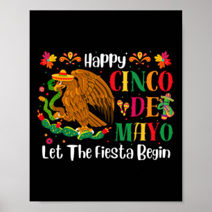 Póster Águila Mexicana Cinco De Mayo Para Hombres Y Mujer