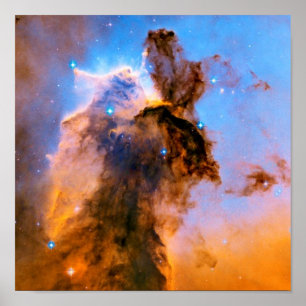 Póster Aguila Nebula Espiral Estelar Foto del Espacio NAS