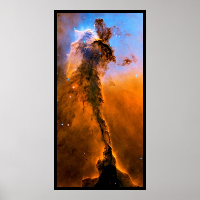 Póster Aguila Nebula Espiral Estelar Foto del Espacio NAS (Frente)