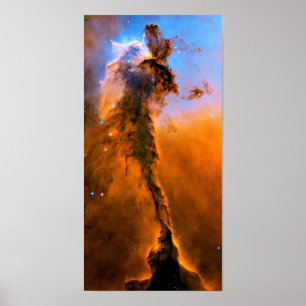 Póster Aguila Nebula Espiral Estelar Foto del Espacio NAS