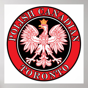 Póster Águila polaca canadiense de Toronto