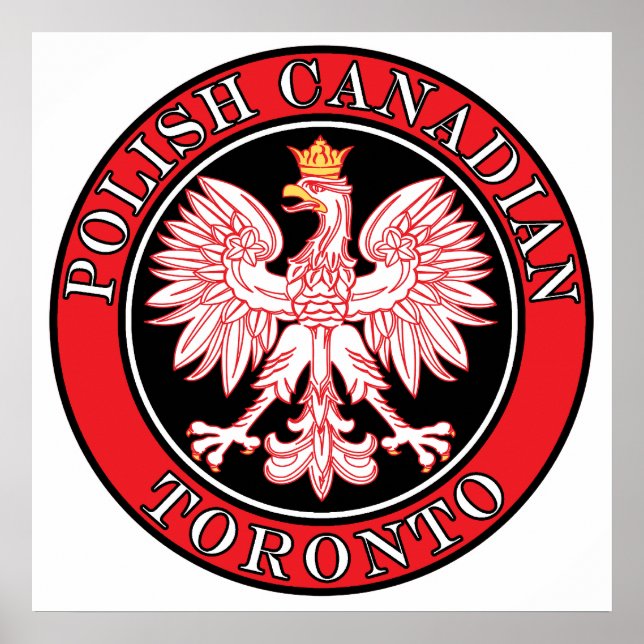 Póster Águila polaca canadiense de Toronto (Frente)