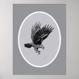 Póster Águila por Luz   