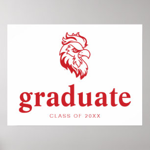 Póster Aguila Roja de la Universidad Estatal de Jacksonvi