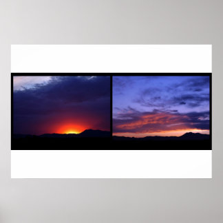 Póster Águilas atrás