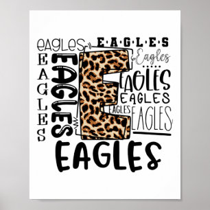 Póster Águilas Mascota Escolar Leopardo Cuadros - Ir A La