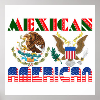 Póster Águilas Mexicanas Americanas