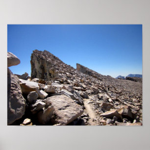 Póster Agujas de Whitney Traverse 2 - John Muir Trail
