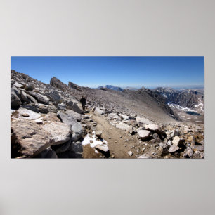 Póster Agujas de Whitney Traverse - John Muir Trail