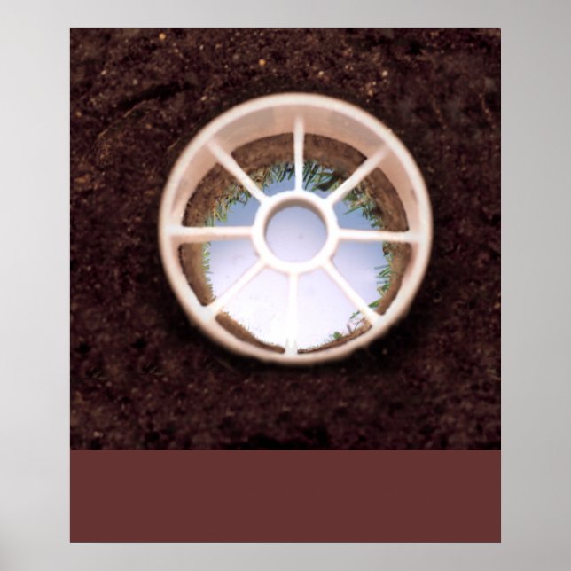 Póster Agujero de golf (Frente)